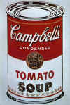 Andy Warhol - lattina di zuppa Campbell - 1964, serigrafia su tela, Galleria Leo Castelli, New York