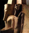 faraone Tutankhamon e dio Amon