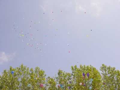 La festa con i palloncini