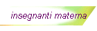 insegnanti materna